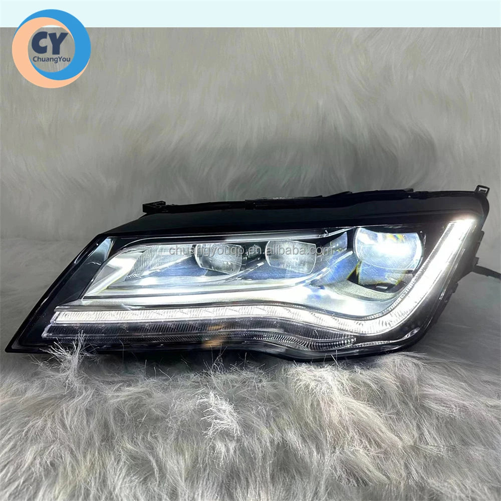 For Audi S7 RS7 LED Original Headlight 2011 2012 2013 2014 2015 A7 HID Lamp Upgrade High Quality Headlamp  Car Light