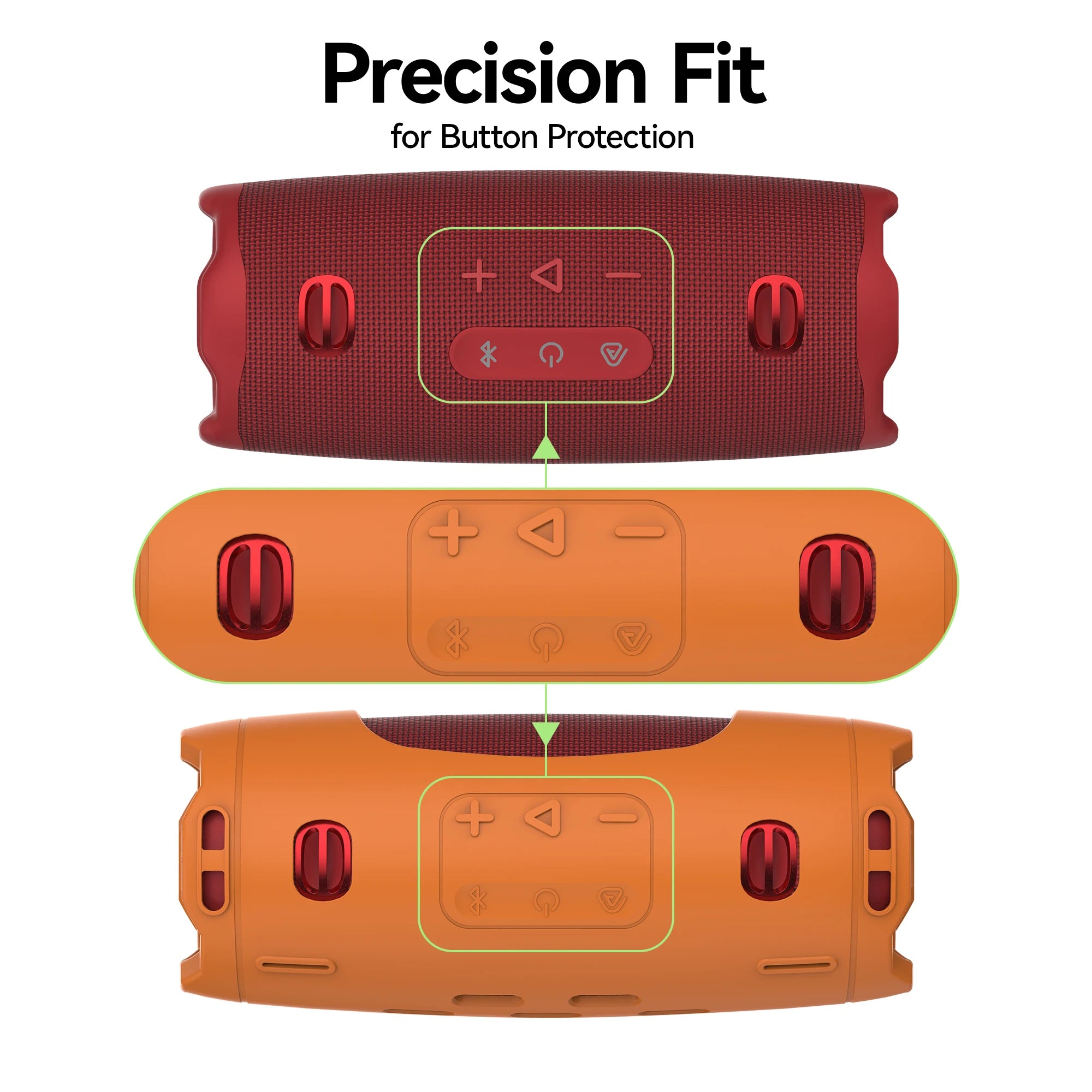 Bike Accessories Anti-drop Protection Silicone Case Sleeve for JBL Charge 6 With Trendy Colors Bicycle Speaker Mount