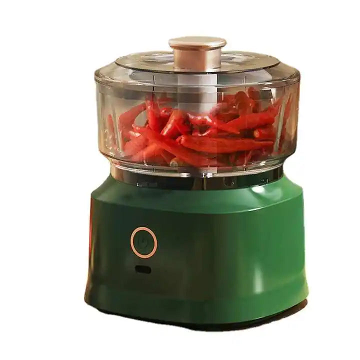 2024 New Arrival Portable Food Fruit Mixer Meat Grinders Processor Battery Operated for Household Use