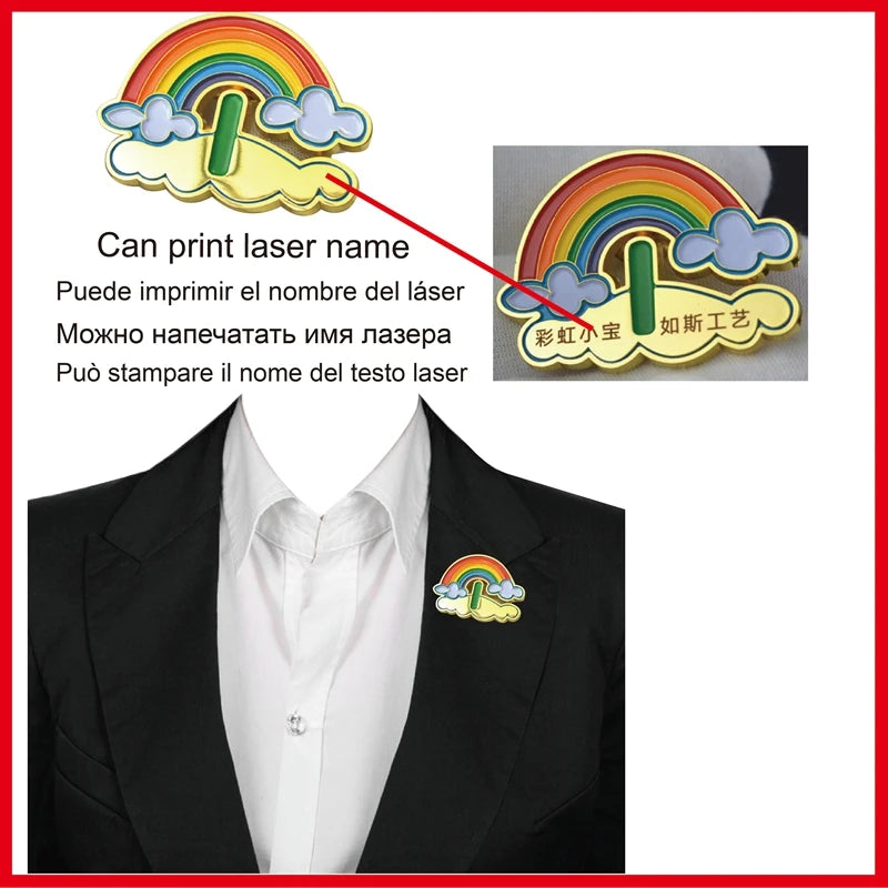 Customize metal badge, LOGO lapel pin, Custom make enamel brooche collar pins, Personalized badge pin, Custom pins, Metal LOGO