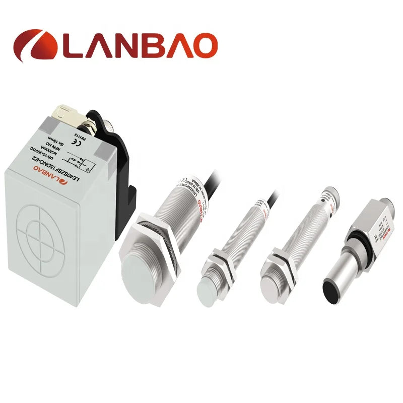 Lanbao NPN PNP 4 Wires DC 10-30V M12 Auto Inductive Proximity Sensor With CE UL Certification