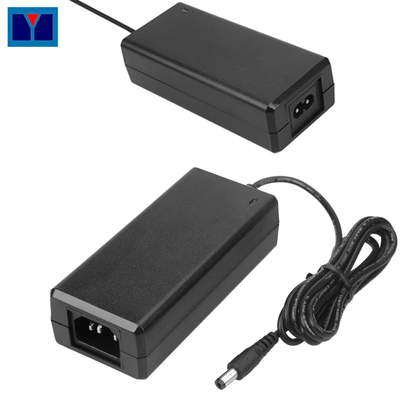 ETL FCC Certified 12V 5A PC ABS Power Supply Charger Adapter Replacement for Brand Laptop DC Output for LED Light Desktop