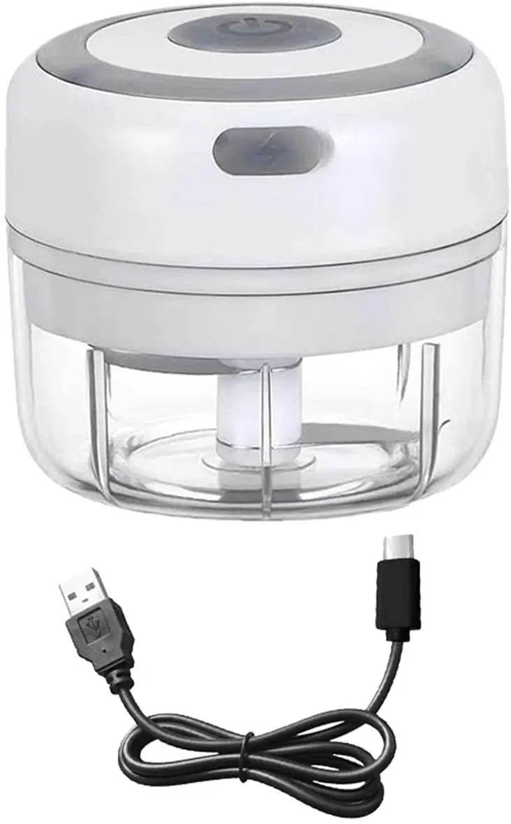 Dropshipping USB Garlic Cutter Mini Electric Garlic Masher Machine Kitchen Accessories Garlic Crusher Kitchen Blender Gadgets