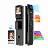 Tuya Wifi 3D Face Recognition Digital Smart Lock Temporary Password Video Intercom Electronic Door Lock Fingerprint Keyless Lock
