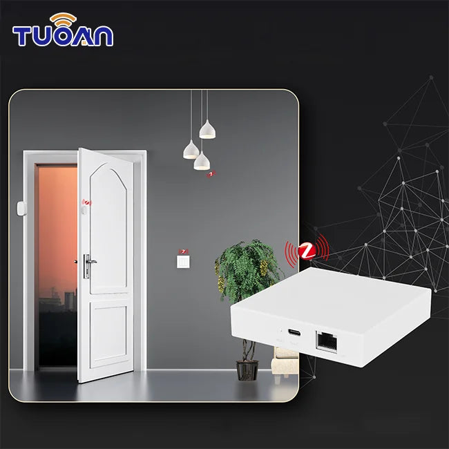 Tuya New Style Arrival Smart Home Automation Matter Zigbee Wired Gateway Control Smart Home Devices