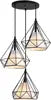 Nordic Vintage Single Head Iron Chandelier Creative Industrial Style for Bar Tea Restaurant Warehouse with Excellent Aesthetics