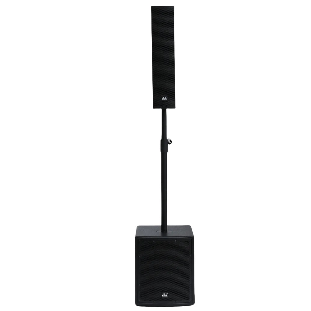 Professional Audio DJ Column Speaker Set System 15 Inch Active Subwoofer Column Speaker System DSP Amplifier