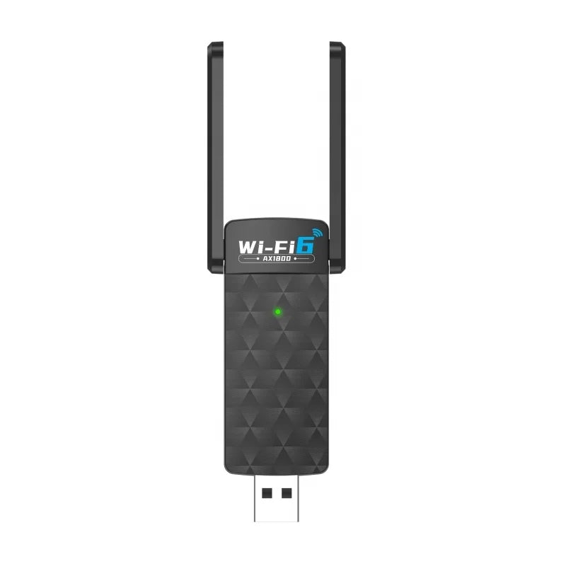 Wifi 6 AX1800Mbps Wireless Network Cards Blue Tooth 5.3 Dual Band Usb Wifi Adapter for Desktop Laptop PC