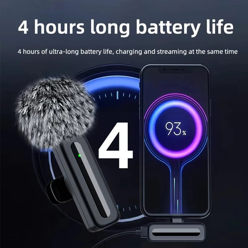 SE80 Lapel Collar Microfono Lavalier Micro Tie Cravate Sans Fil Type C Mic Microphone Lavalier