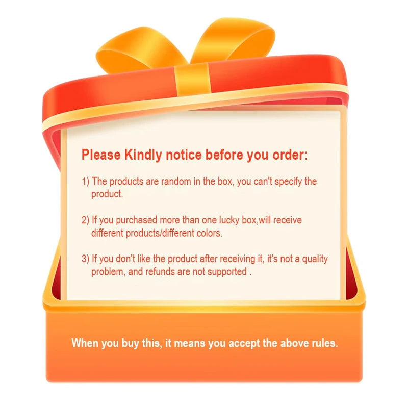 Caja Misteriosa Wireless Smart Watches Lucky Draw Surprise Blind Mystery Box with IPS Display and Rubber Band for Christmas