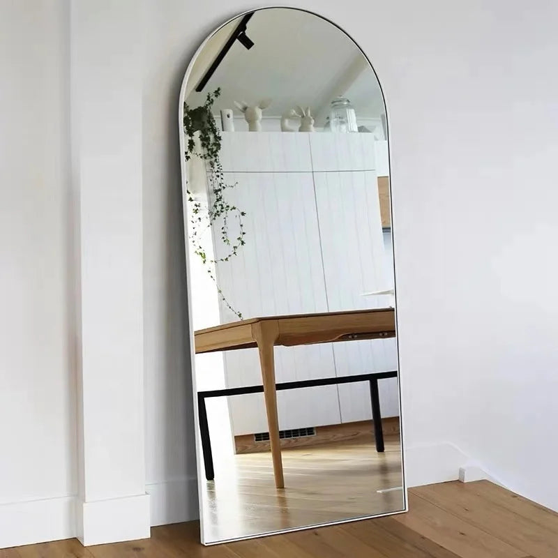 80*180cm Contemporary Glass Full Length Long Standing Mirror Antioxidative Big Wall Mirror ultra clear