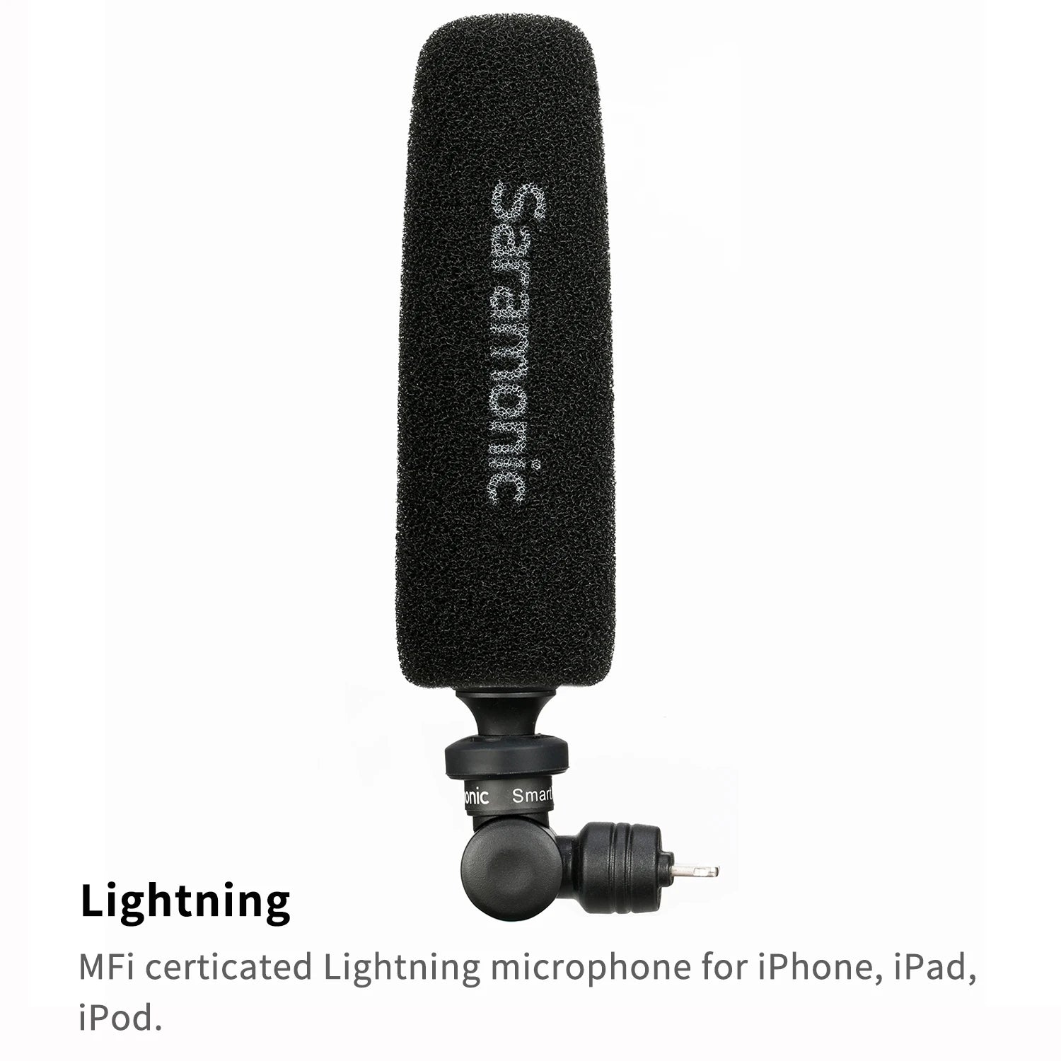 Saramonic SmartMic5 Mini Condenser Plug and Play Microphone for iPhone Android PC Computer DSLR Cameras Streaming YouTube Vlog