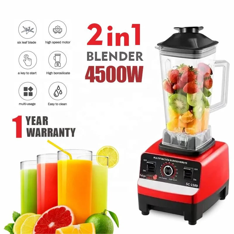 High Capacity Commercial Multifunctional Easy to Clean blenders for kitchen ,Electric Stand Food Mixers blender machine