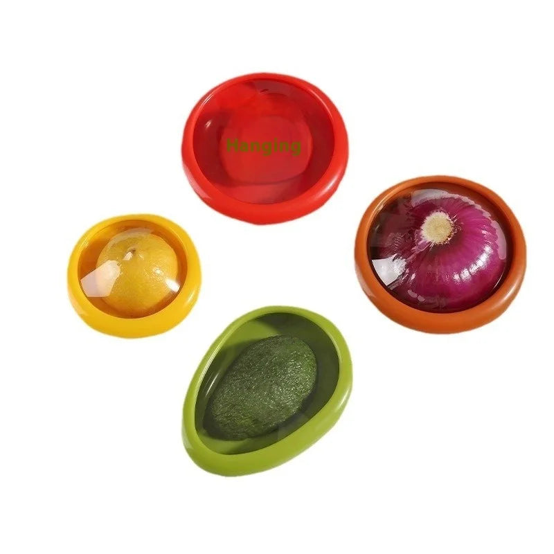 Transparent Film Sealed 1L Lunch Box Plastic Lid Semi-Refrigerated Storage for Vegetables Onions Cut Fruit Vegetable Storage