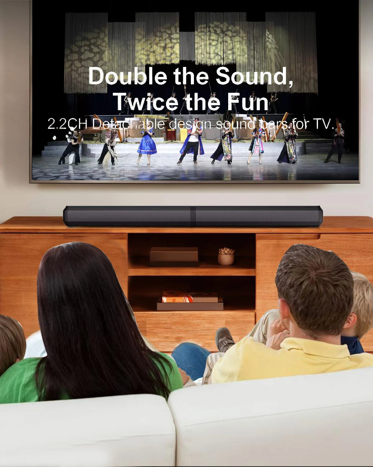 ULTIMEA Same Style the Same Europe Best-selling Product on  Home Theater Systems 2-in-1 Soundbar for TV