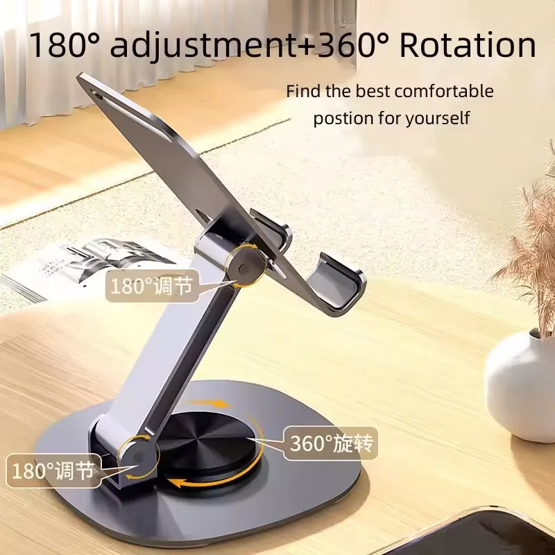 New Design Holder Cradle Stand Mobile Phone Desk Stand Anti-slip 360 Rotating Metal Mobile Phone Holders for All Phones