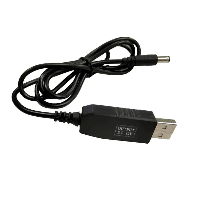 Customizable 5V to 12.6V/9V/8.4V USB Booster Charging Line for Vacuum Cleaners Made of Pure Copper with PVC Jacket