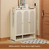 Modern Tall Standing Shoe Rack for Dormitories Apartments Space-Saving Multi-Layer Shoe Cabinet Dustproof Feature for Entryway