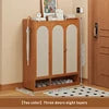 Modern Tall Standing Shoe Rack for Dormitories Apartments Space-Saving Multi-Layer Shoe Cabinet Dustproof Feature for Entryway