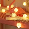 Fairy Holiday Light Strip 2M 3M Cracked Bead Blossoms Battery Silver/ Copper Outdoor Lighting Decoration