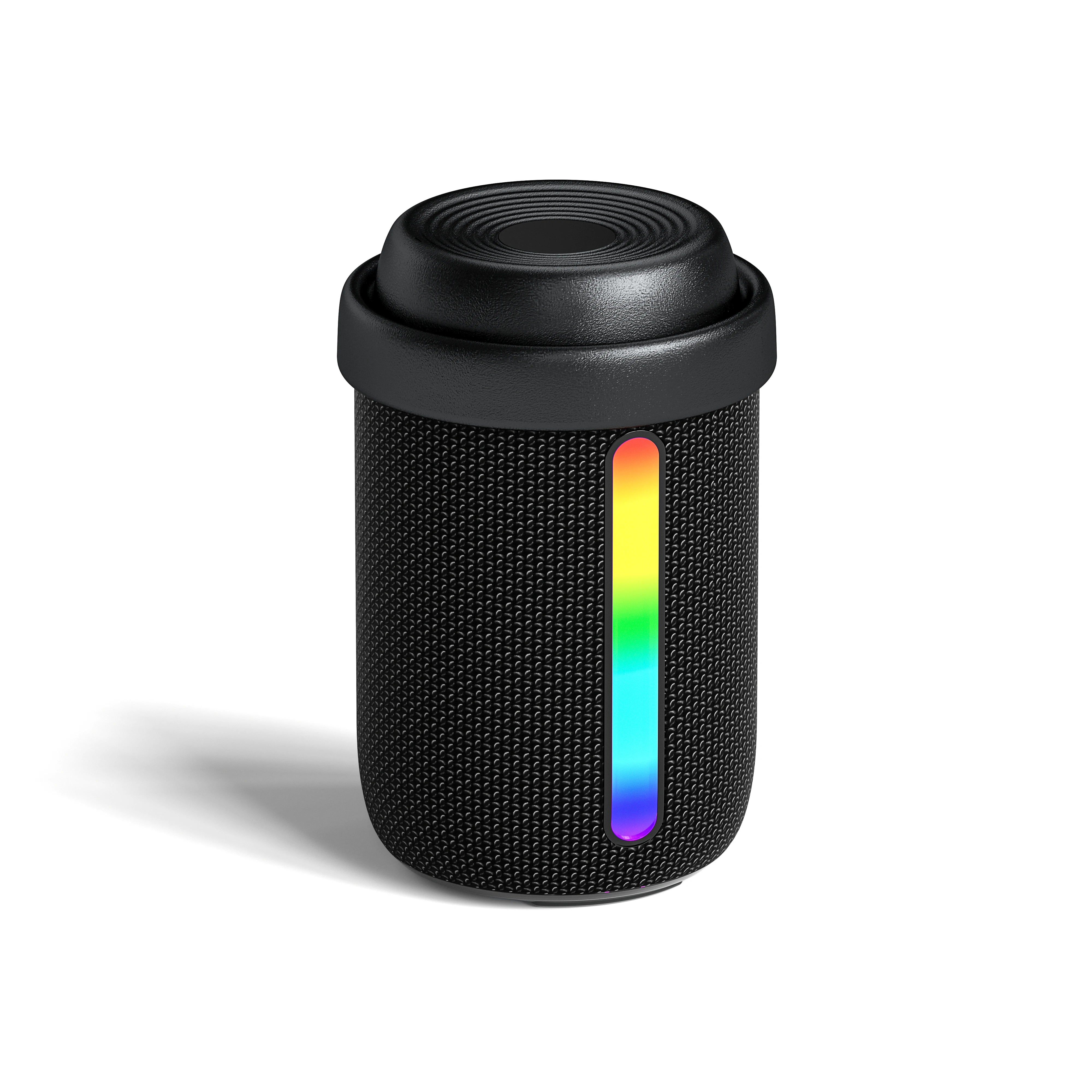 Colorful Glowing RGB Wireless Bluetooth Speaker With Subwoofer Bluetooth Speakers