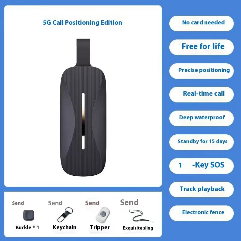Lonely People Kids Mini SOS Alarms Tracking Smart Elderly Anti-Lost GPS Child Locator Tracking Alarm GPS Tracker for Kids