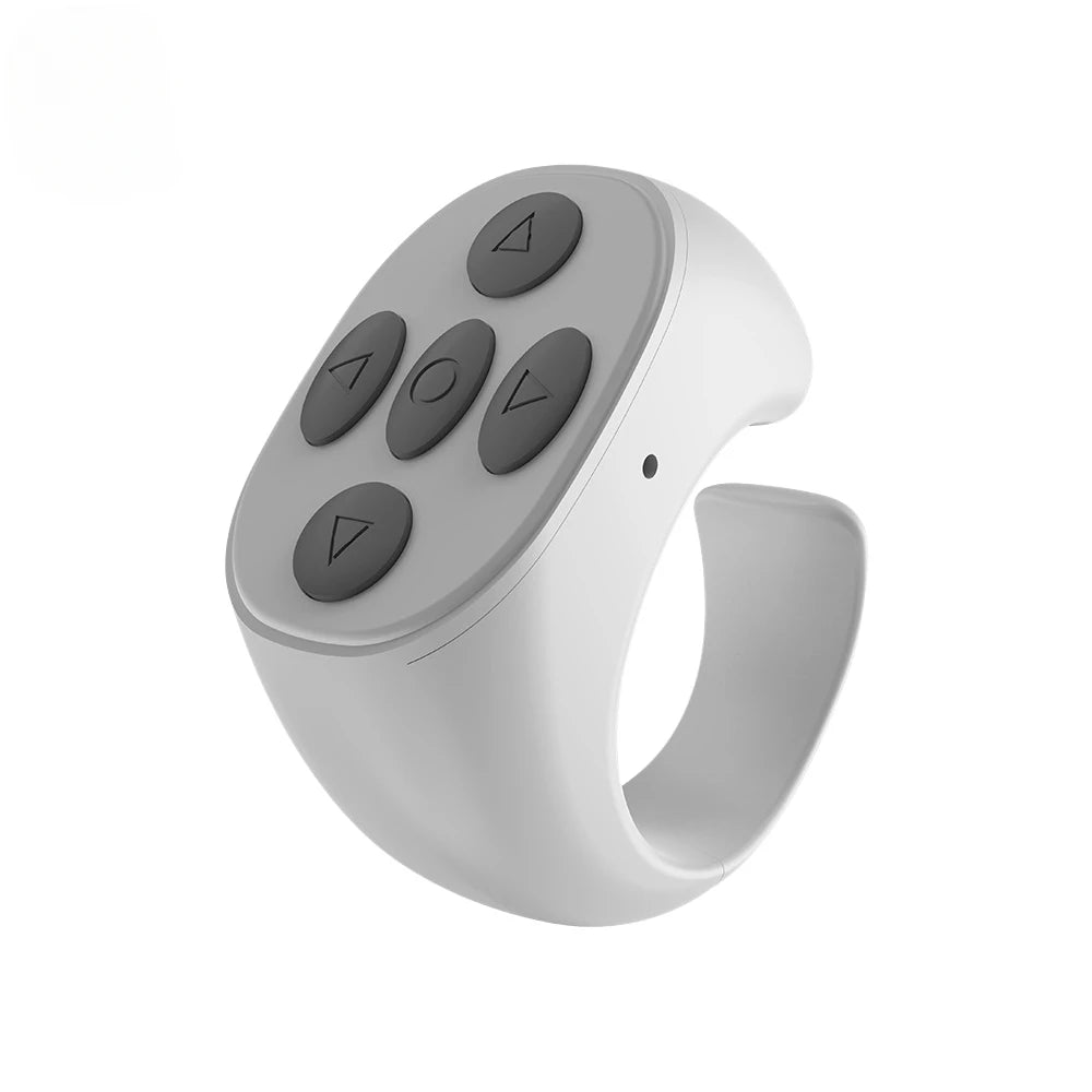 For Tik Tok Bluetooth Remote Control Self-timer Mobile Camera Lazy Person Self-timer Video Remote Control Fingertip Ring Gadget