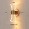 Minimalist Modern Bedside Lamp Creative Bedroom Living Room Nordic Led Ultra Bright Aisle Background Wall Light
