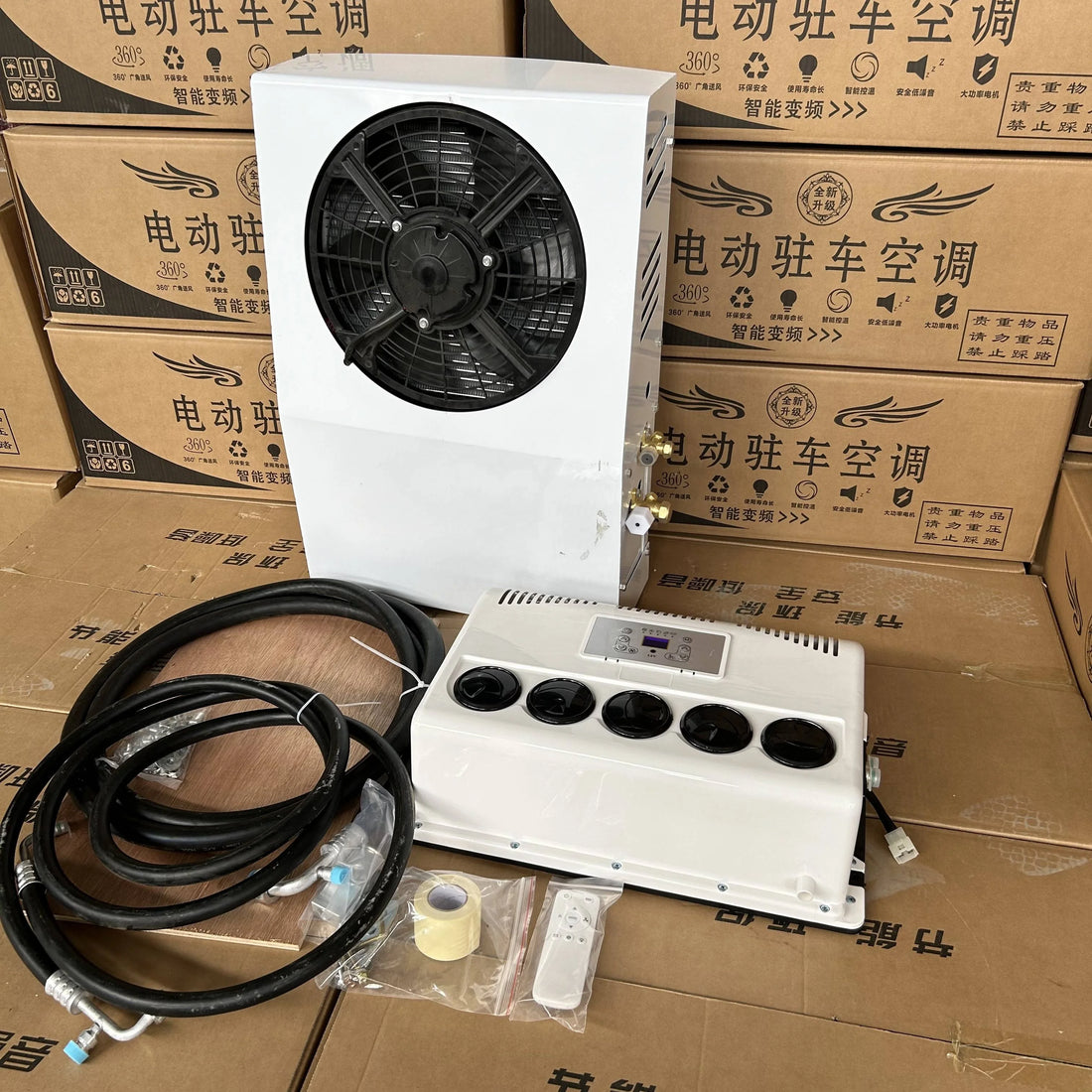 China Factory Sale Split air Conditioners for Van Tractor Cab air Conditioning Unit Electric Ac for Car