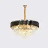 Hot Sale New Luxury Round Home Lighting Pendant Light Living Room Crystal Chandelier