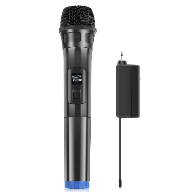PULUZ Professional UHF Rechargeable Dynamic Wireless Microphone with LED Display