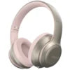 ESON HiFi Stereo  Headset Pink On-Ear Over-Ear ANC Soft Gaming Wireless Noise Cancelling Headphones Microphone Foldable