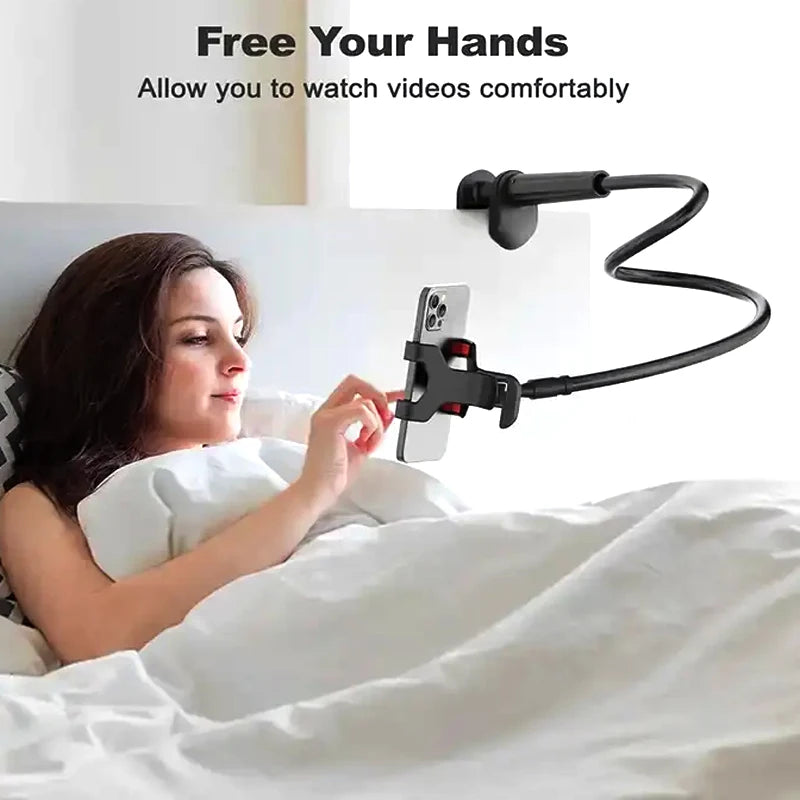 Lazy Goose Neck Long Arm Adjustable Mobile Phone Accessories Mount Clip Bracket Stand Cellphone Holder