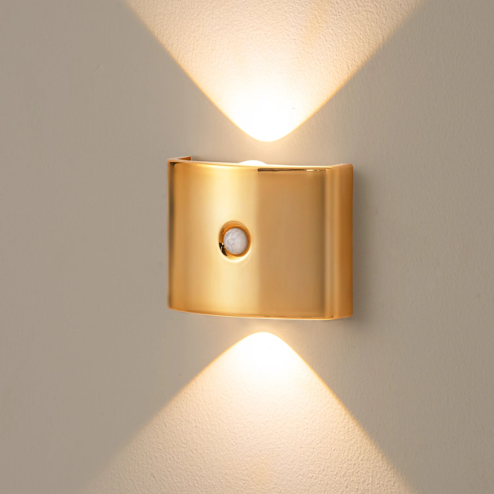 Morden Wireless Magnetic Motion Sensor Wall Light RGB Smart Home USB Rechargeable Night Light Bedroom Bedside LED Wall Lamps