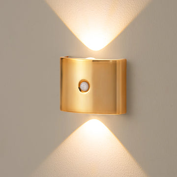 Morden Wireless Magnetic Motion Sensor Wall Light RGB Smart Home USB Rechargeable Night Light Bedroom Bedside LED Wall Lamps