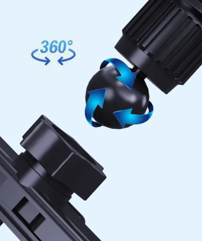 360 Degree Rotating Magnetic Air Vent Car Holder Portable Flexible Universal Gravity Mini Mobile Phone Holder 4-6.5 Inch Devices