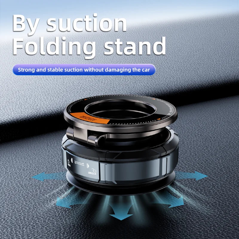Portable Foldable Device Vacuum Magnetic Suction 360° Adjustable Car Phone Holder for Iphone 16 Pro Max  Trending Products 2025