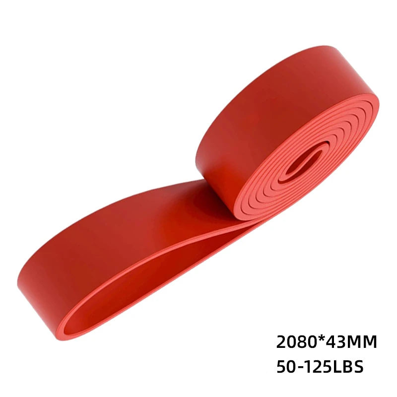 Heavy Duty 5-Set Latex Resistance Band Pull Assistance Exercise Stretch Fitness Bands for Power Lift & Stretching