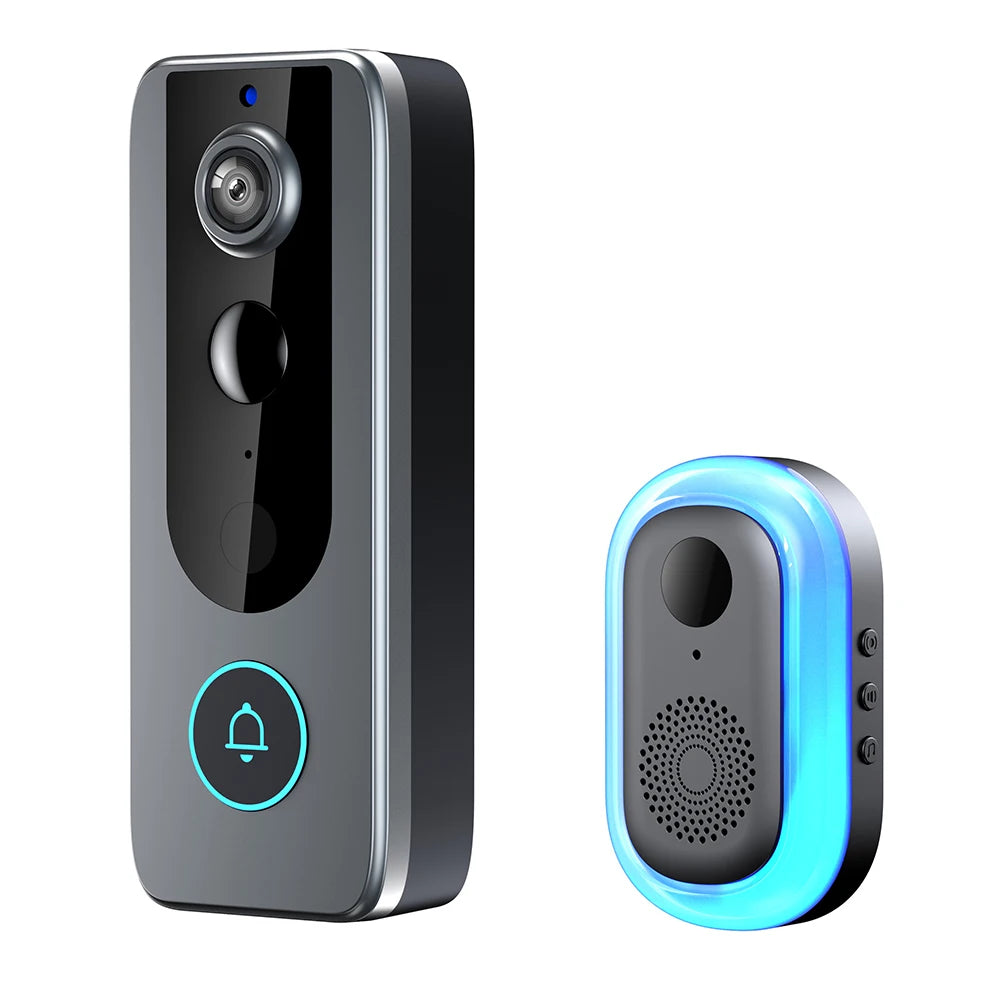 New Tuya Video Door Bell Camera Motion Detection Wireless Smart Wifi Full 1080p Doorbell With Built-in 4000mah Battery