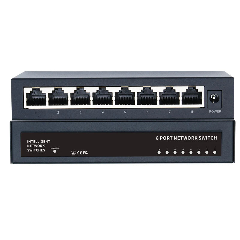 DC12v 8 Ports 1000Mbps Network Switch in Hot Sale