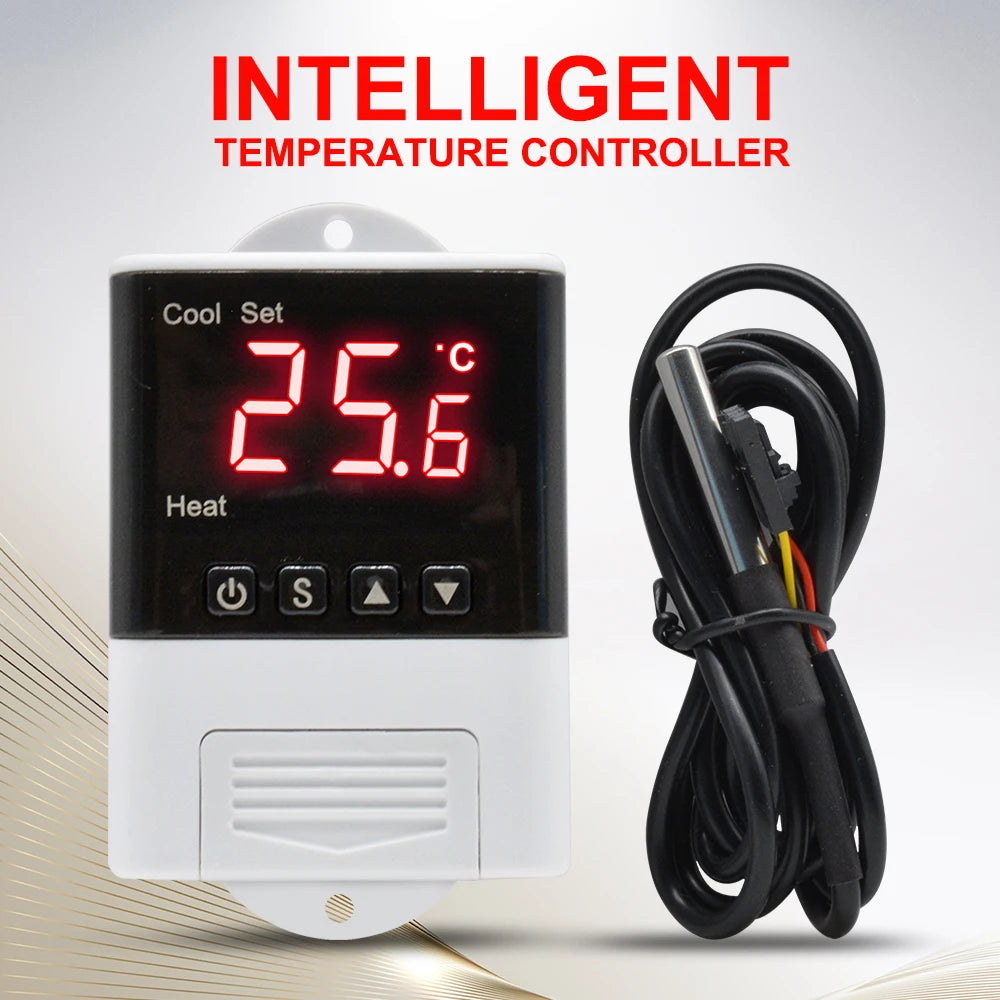 Wifi Thermostat Humidistat 12V 110V 220V Digital Temperature Humidity Controller Regulator Auto Car Incubator Thermoregulator