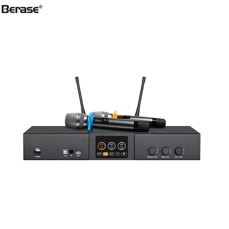Berase  Customize KS-400110V-240V Home Karaoke Professional  Digital Power Amplifier With MIC/Remote/DSP Processor