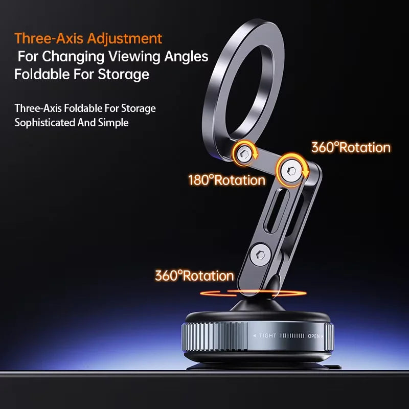 2025 Trending Magnetic Alloy Car Dashboard Phone Holders Mobile Phone Mount Holder for iPhone & for Huawei