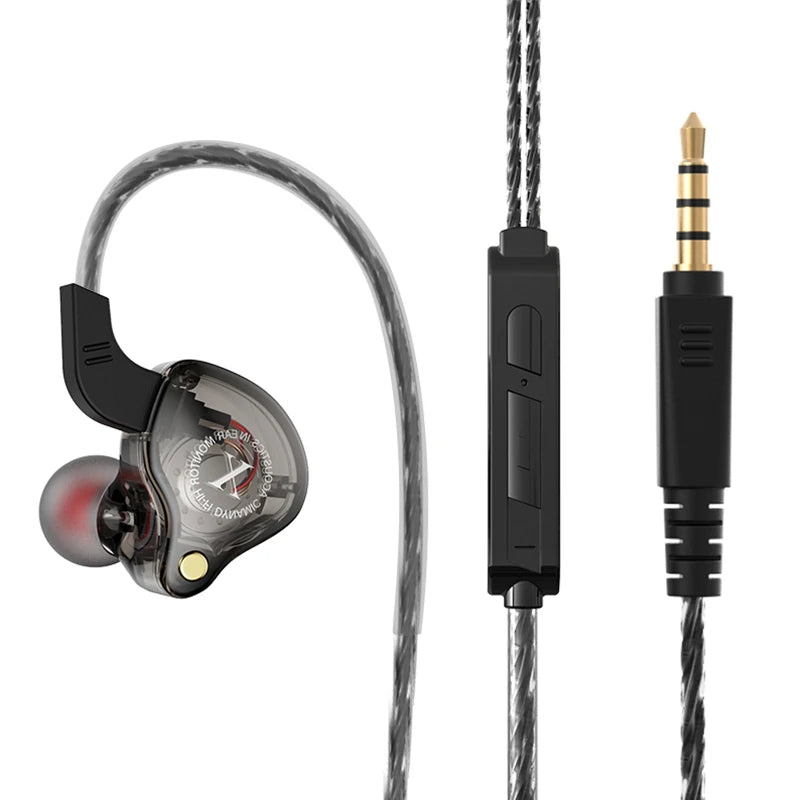 Hifi Wired Earphone Bass Headphones Noise Reduction Sport Earphones 3.5mm Wired Gaming Headset for Redmi Note 8 Umidigi A5  Pro