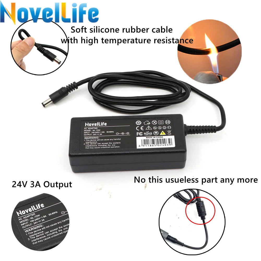 Original TS101 USB Electric Soldering Iron Kit Adjustable Temperature Digital Solder Station 24V 3A Power Supply TS100 Upgraded