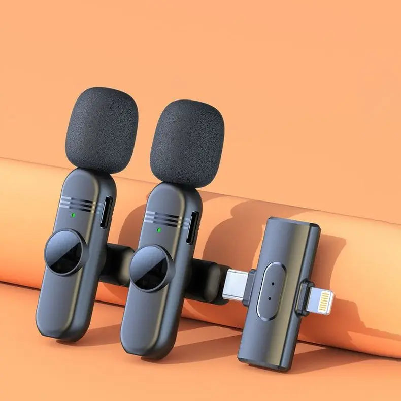 Quality Assure Wireless Lavalier 2 in 1 Mini Microphone Lapel Micro Cravat San Fil Mic for youtube Lapal Mikrafon Cordless