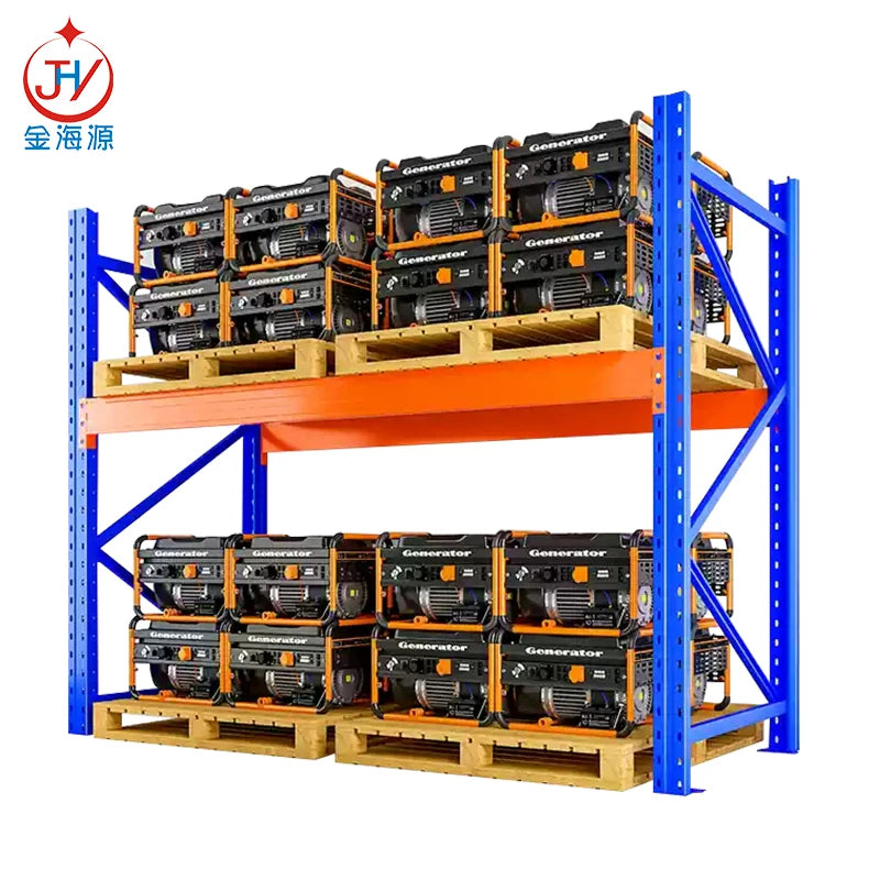 Durable Steel Racking Systems Metal Shelves for Safe and Organized Pallet Metal Storage Rack in Industrial Spaces