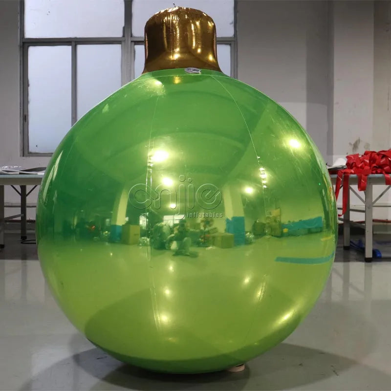 Christmas Decorative Items Inflatable Christmas Ornaments Customizable Big Christmas Hanging Balls