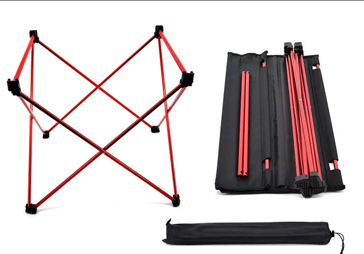 Durable Aluminum Alloy Outdoor Folding Table Portable for Camping and Paving Modern Design Style Foldable Outdoor Furniture