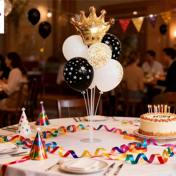 12 Sets of Balloon Stands for Table Float Without Helium Tank Balloon Decorations for Birthday Party Wedding Festival Xmas